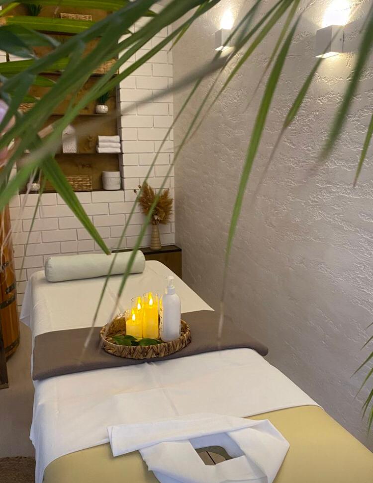 Emily giving massage